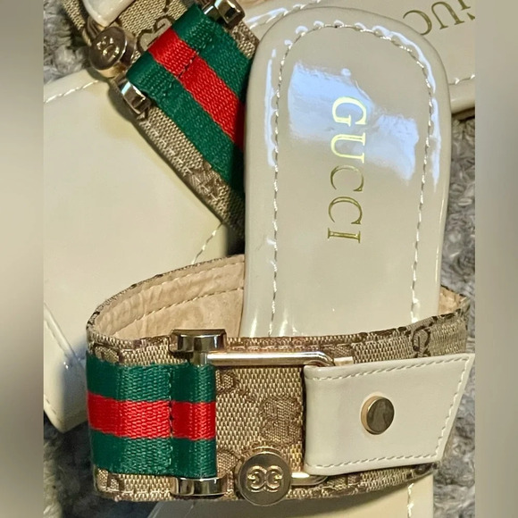 Fashion inspired “G” sandal slides. - Picture 5 of 6